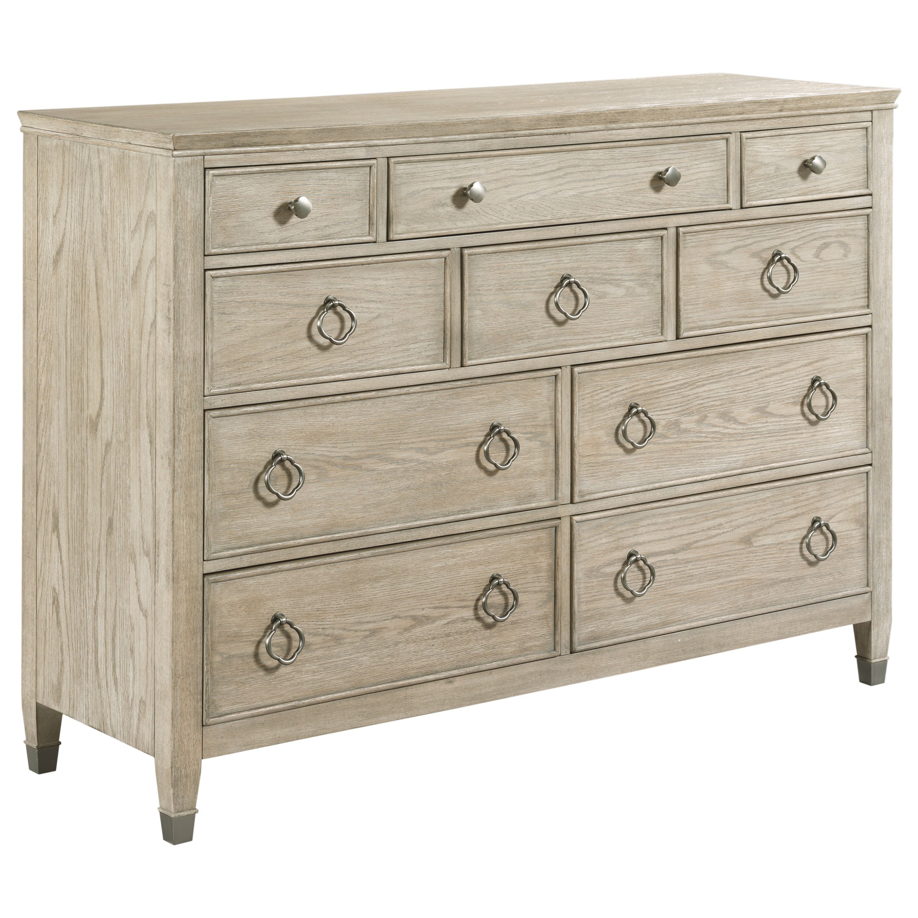 American Drew Vista Relaxed Vintage Ten Drawer Jupiter Bureau